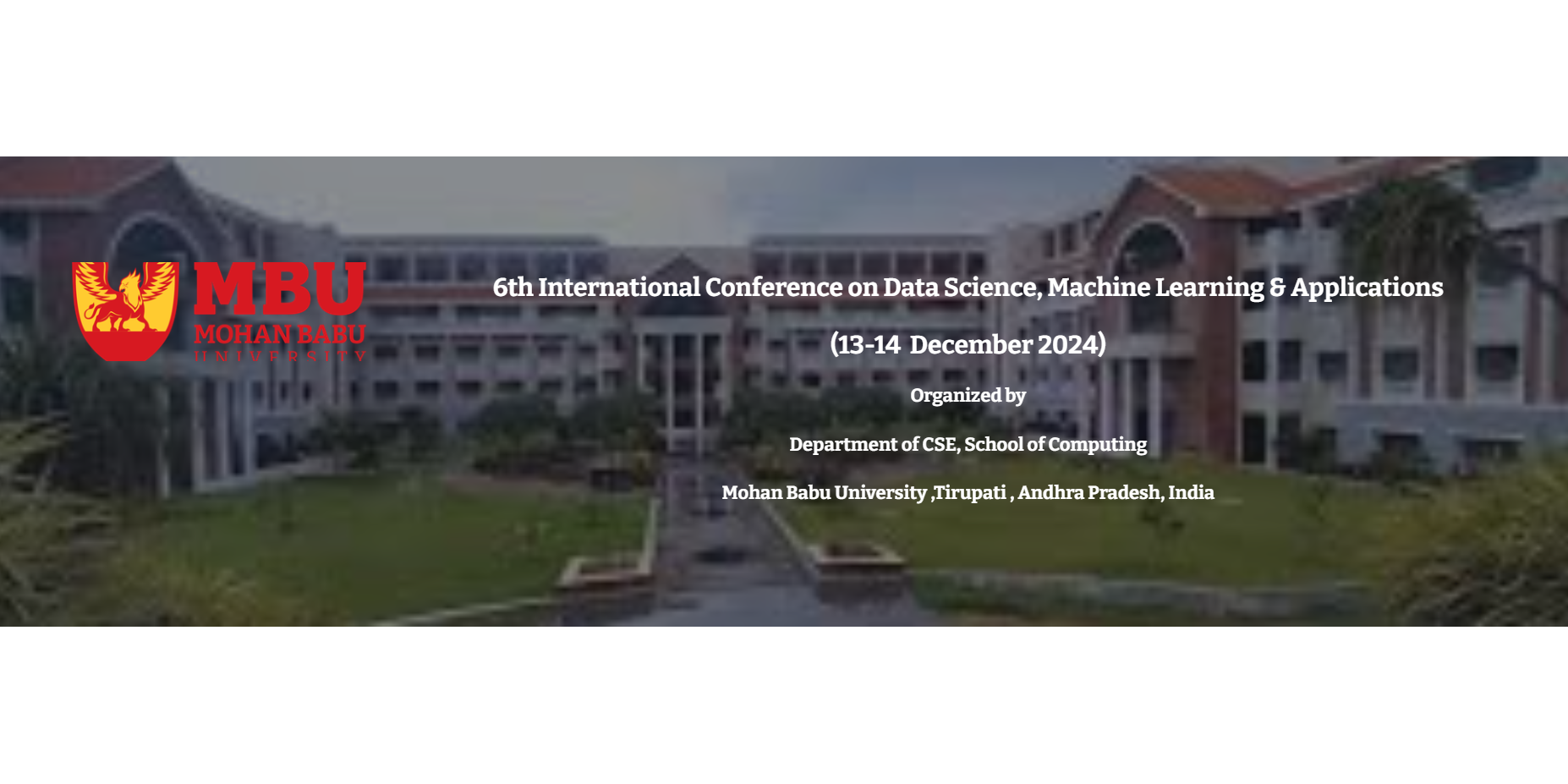 6th International Conference on Data Science, Machine Learning ...