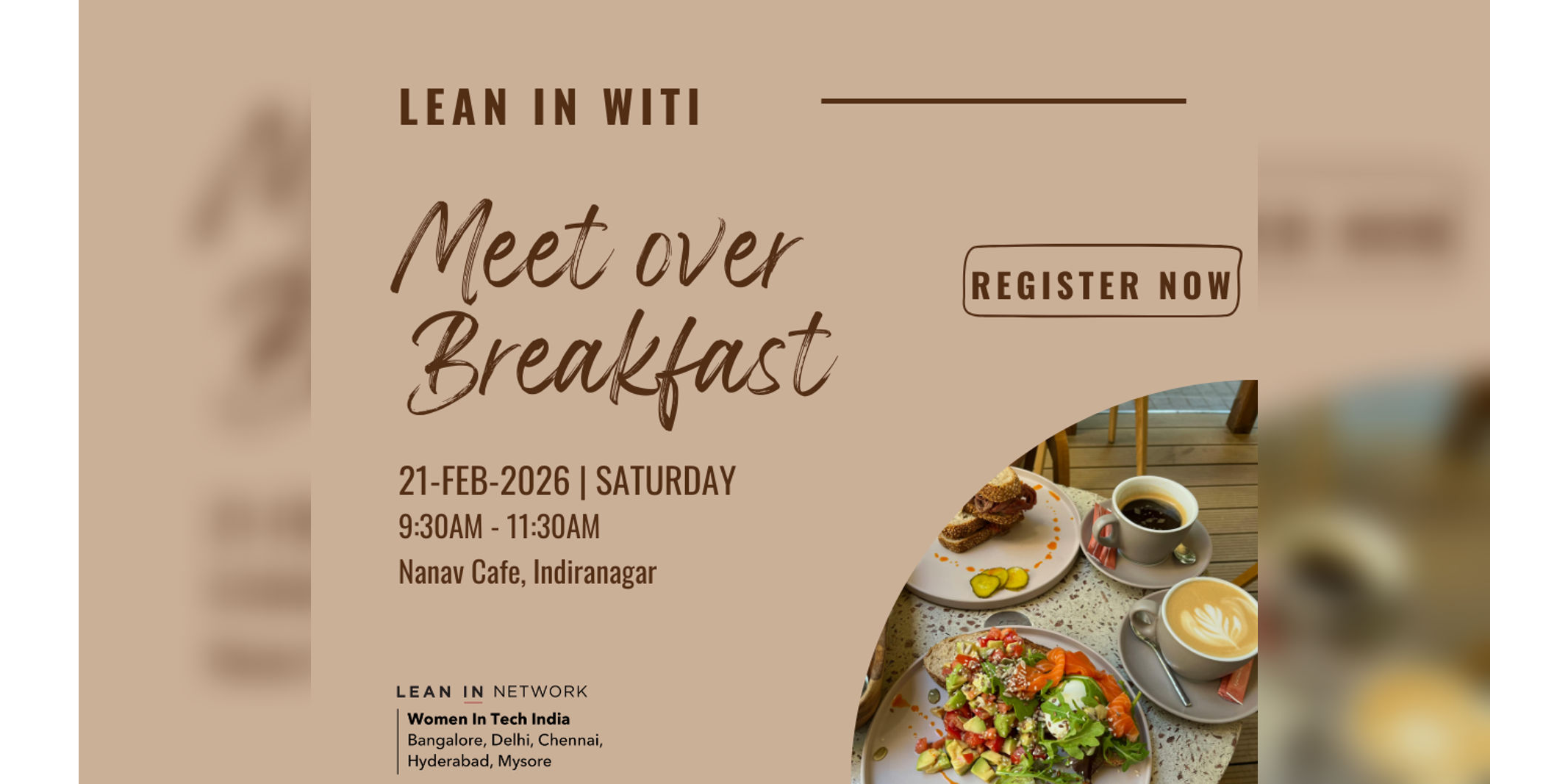 Lean In Network , Women in Tech India - Meet over breakfast