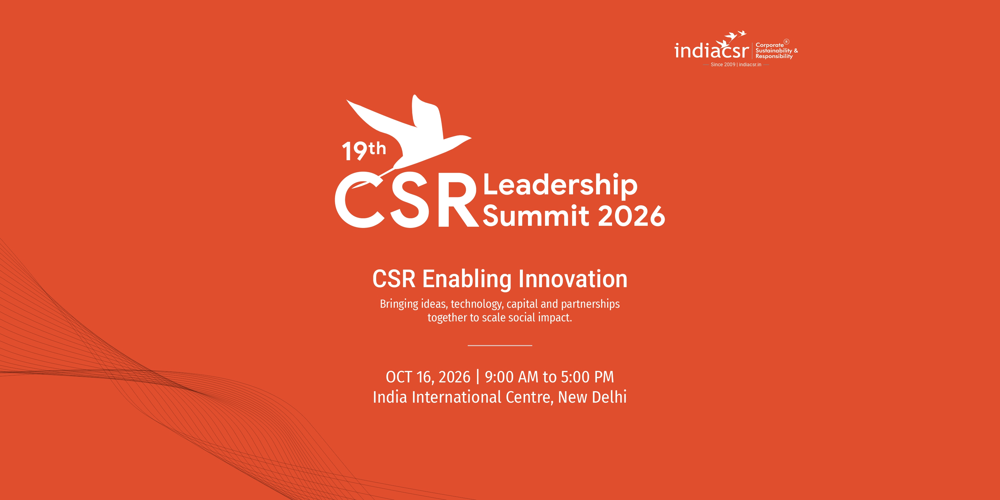 19th India CSR Leadership Summit 2026
