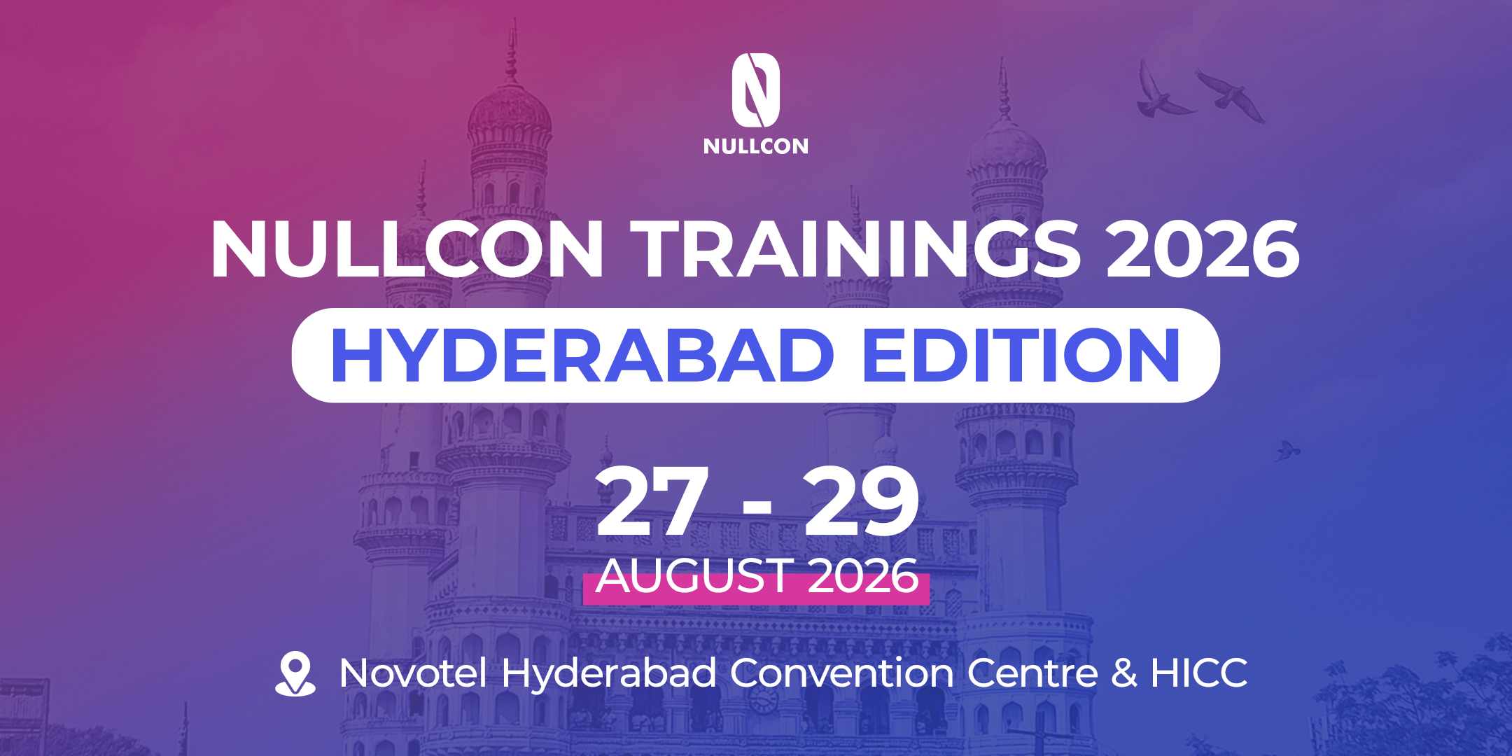 Nullcon Trainings 2026 - Hyderabad Edition