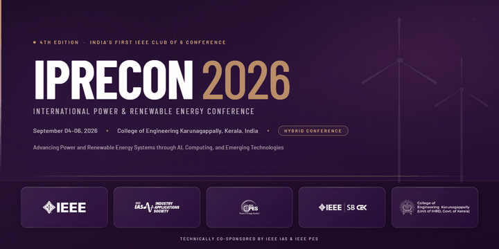 2026 IEEE INTERNATIONAL POWER AND RENEWABLE ENERGY CONFERENCE | HYBRID