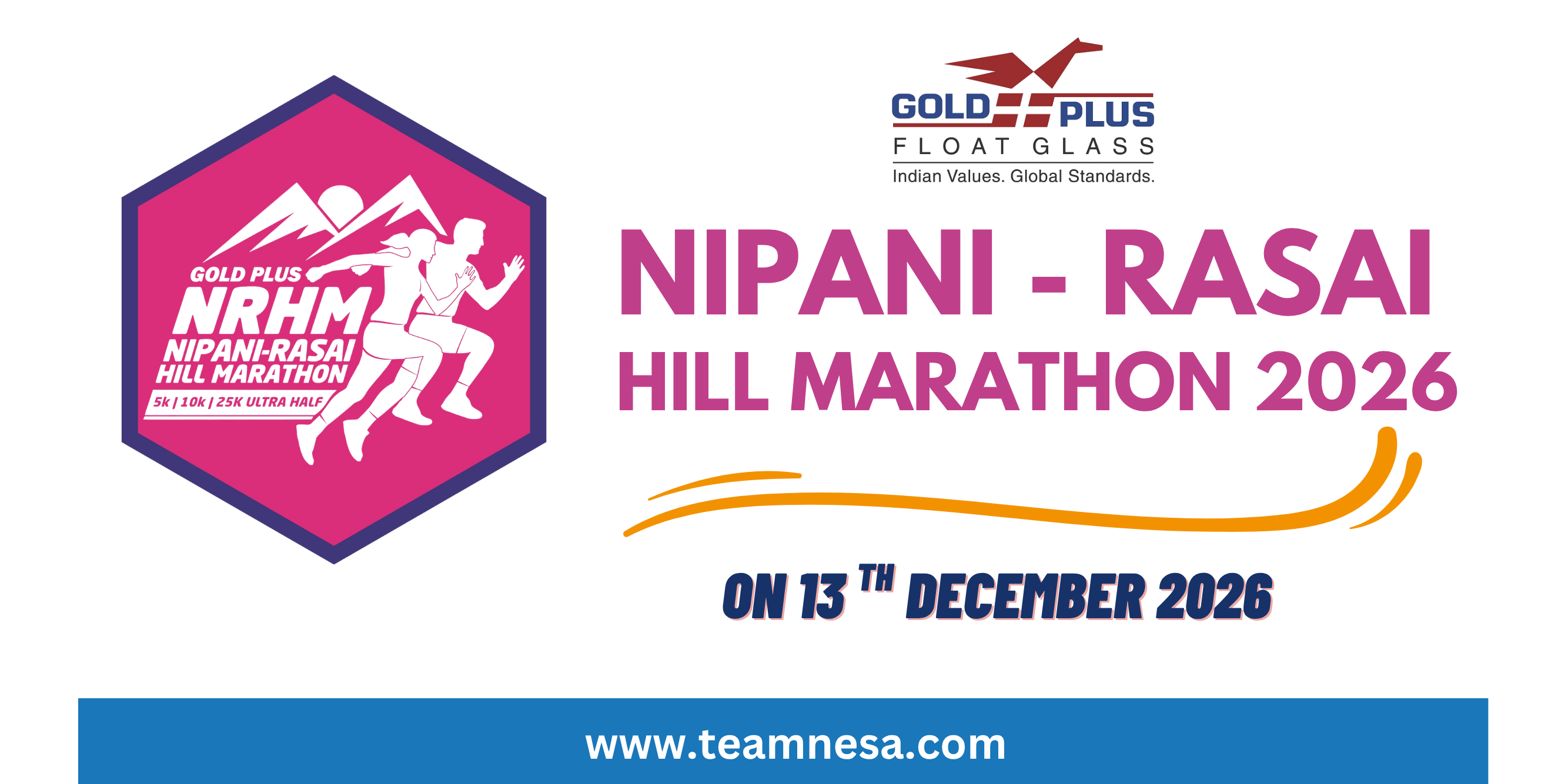 Gold Plus NRHM (Nipani-Rasai Hill) 25K - The Ultra Half Marathon 2026 By Team Nesa