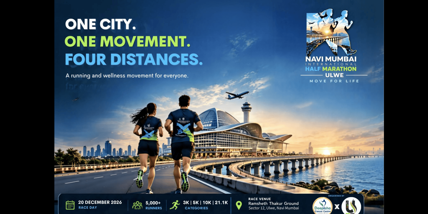 Navi Mumbai International Half Marathon-Ulwe banner