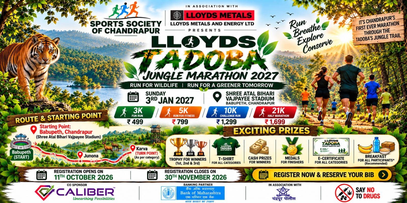 Llyods todaba jungle marathon 2027