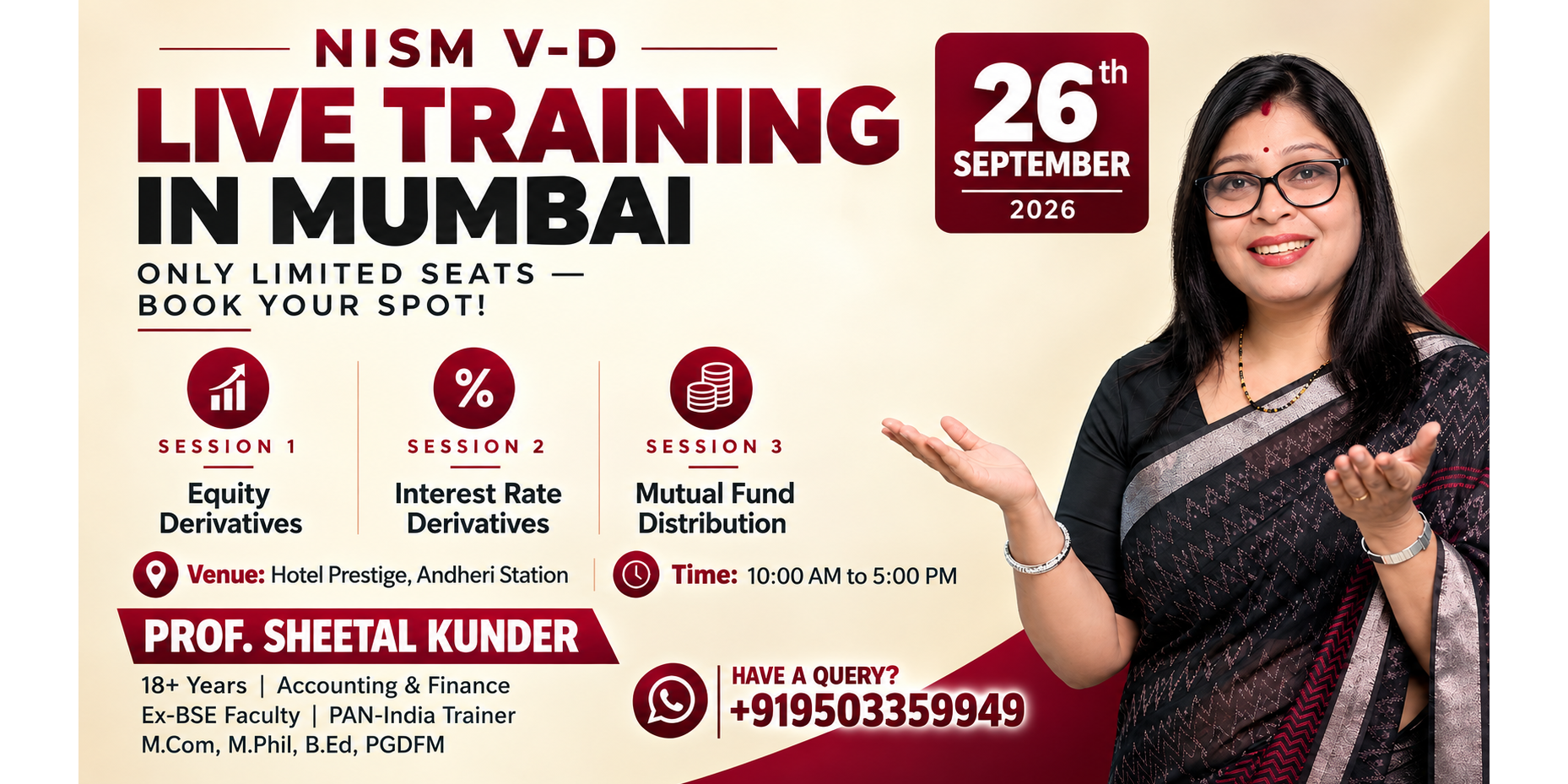 NISM V-D 1 Day Training, Andheri