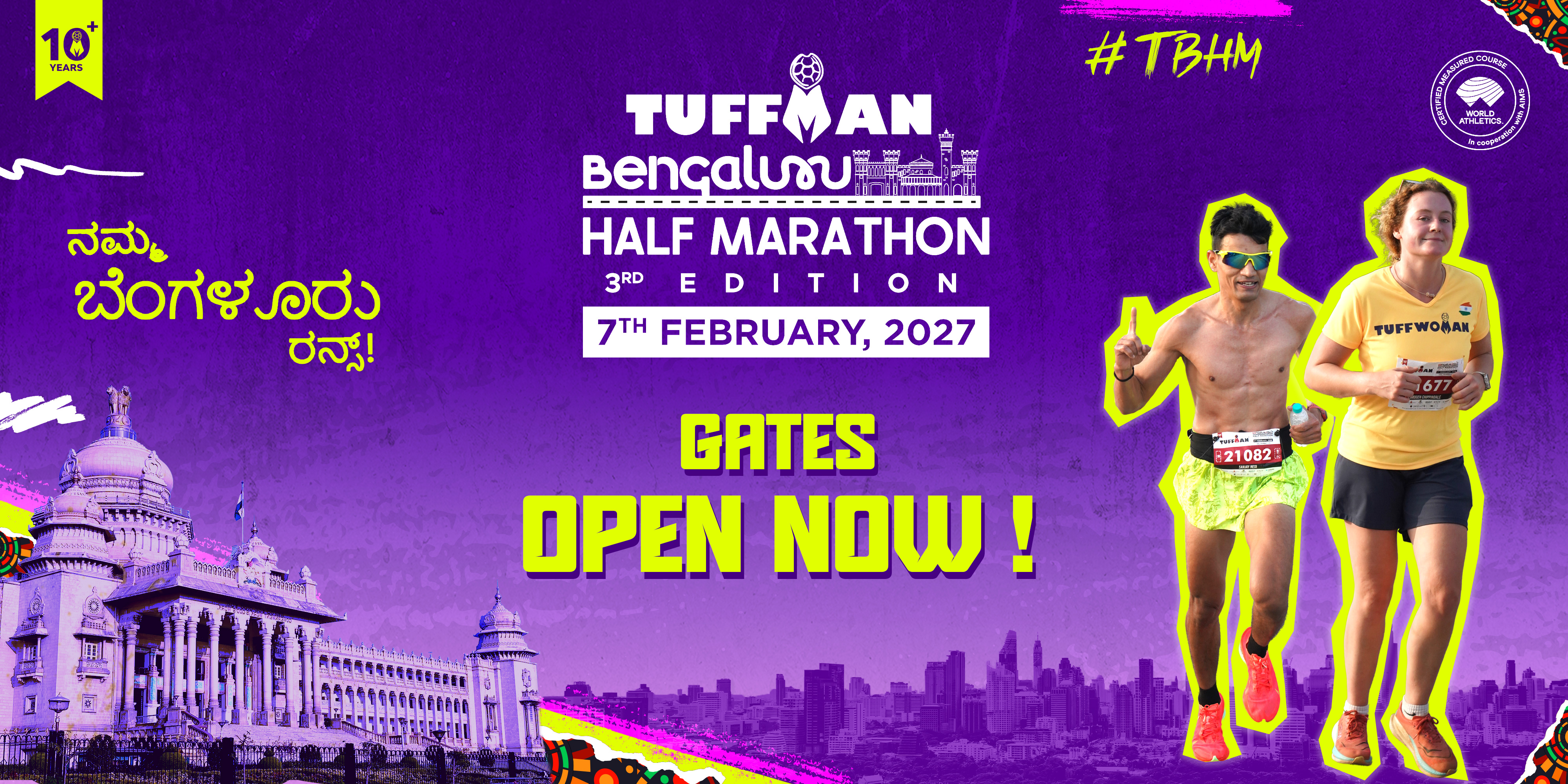 Tuffman Bengaluru Half Marathon (3rd Edition) in Bengaluru