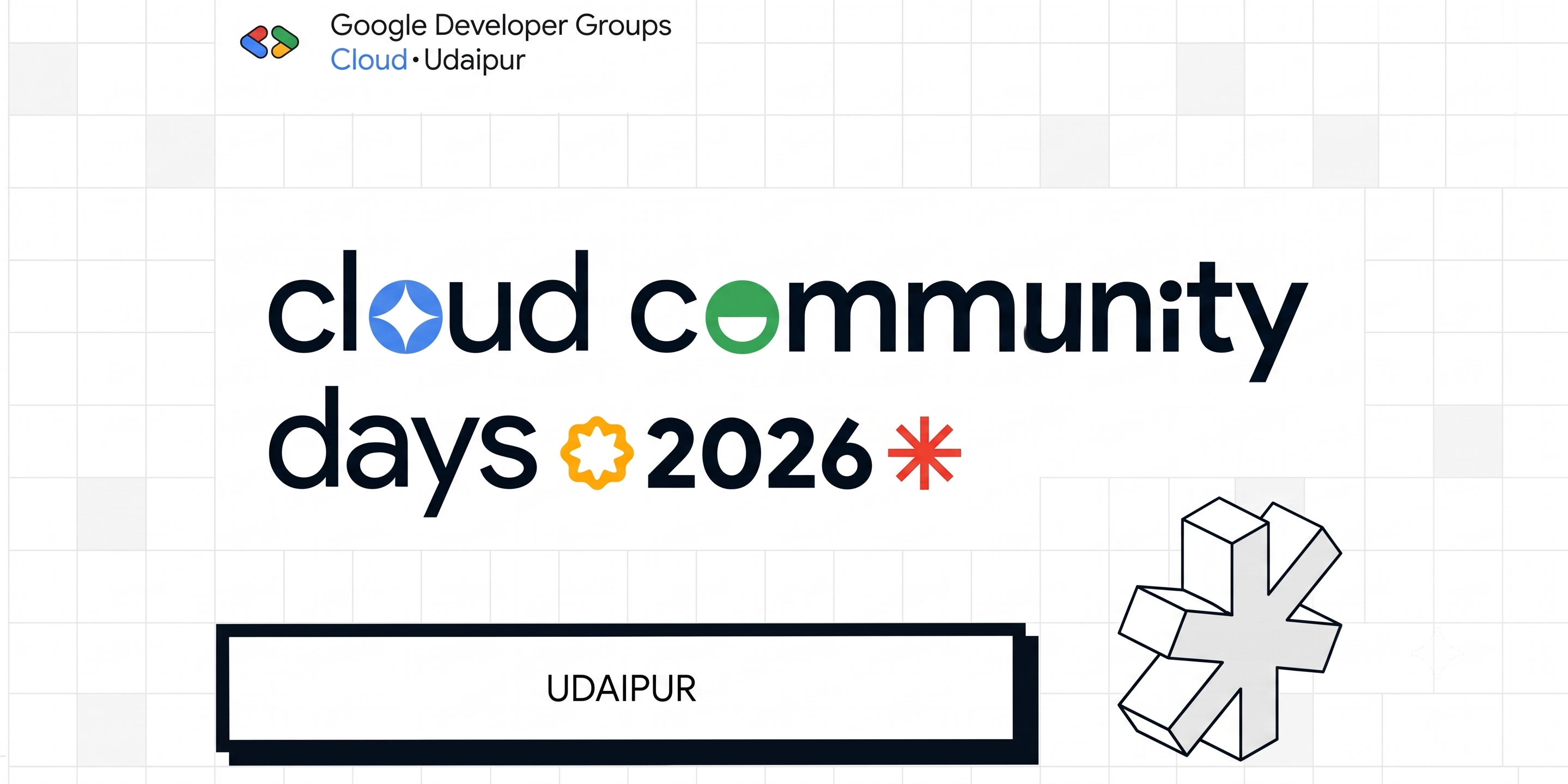 Google Cloud Community Days Udaipur 2026 in Udaipur