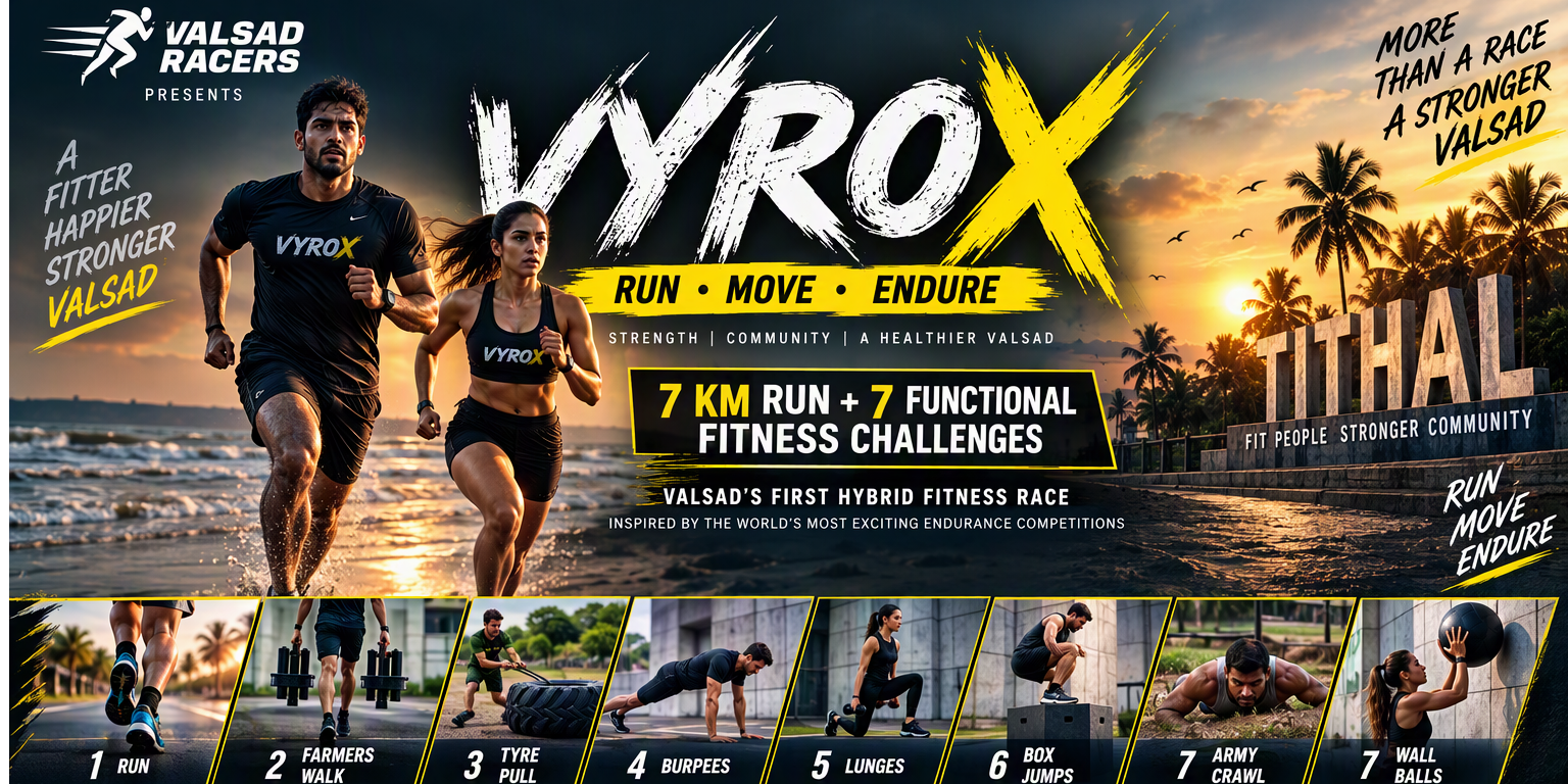 VYROX Valsad Racers Proudly Presents banner
