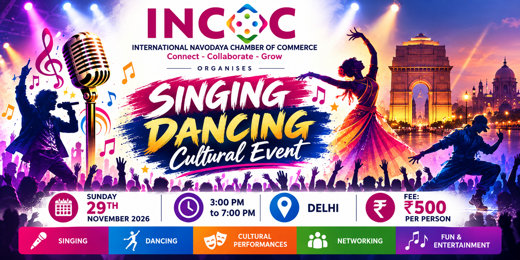 INCOC Talent & Cultural Evening 2026 in Delhi