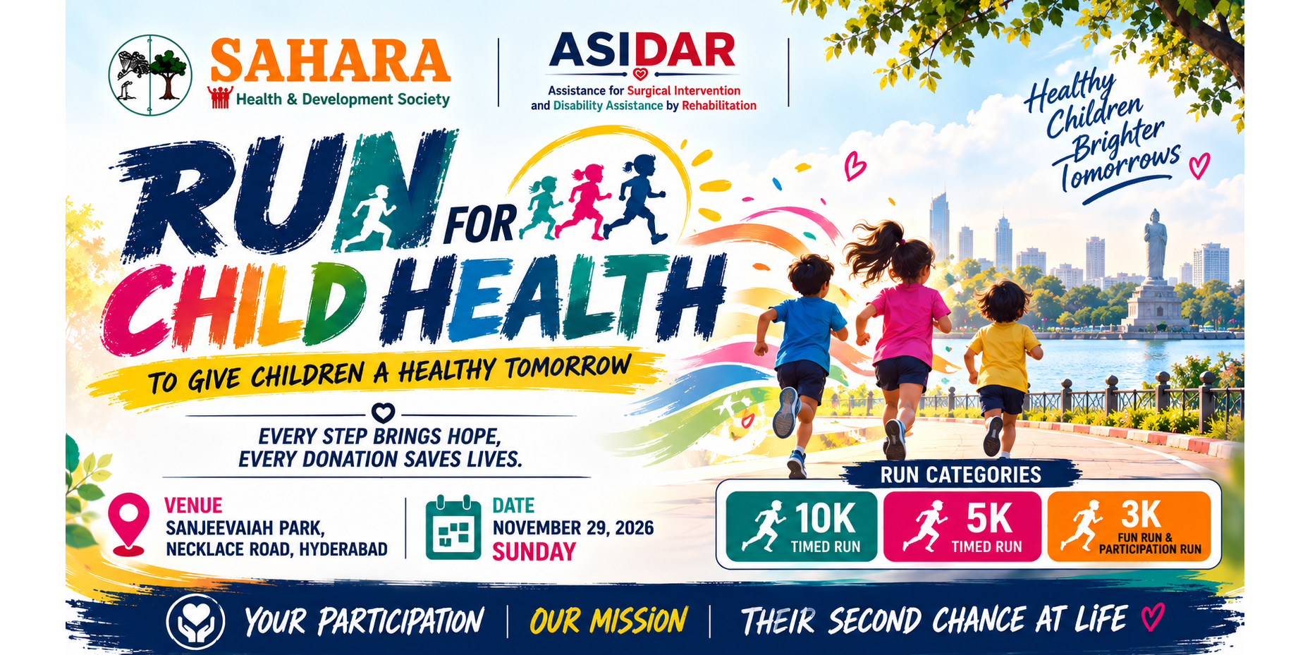 Run for Child Health 2026 in Hyderabad