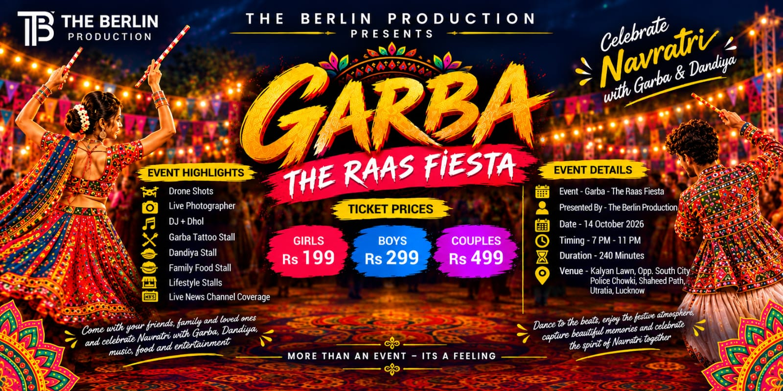 GARBA - THE RAAS FIESTA in Lucknow