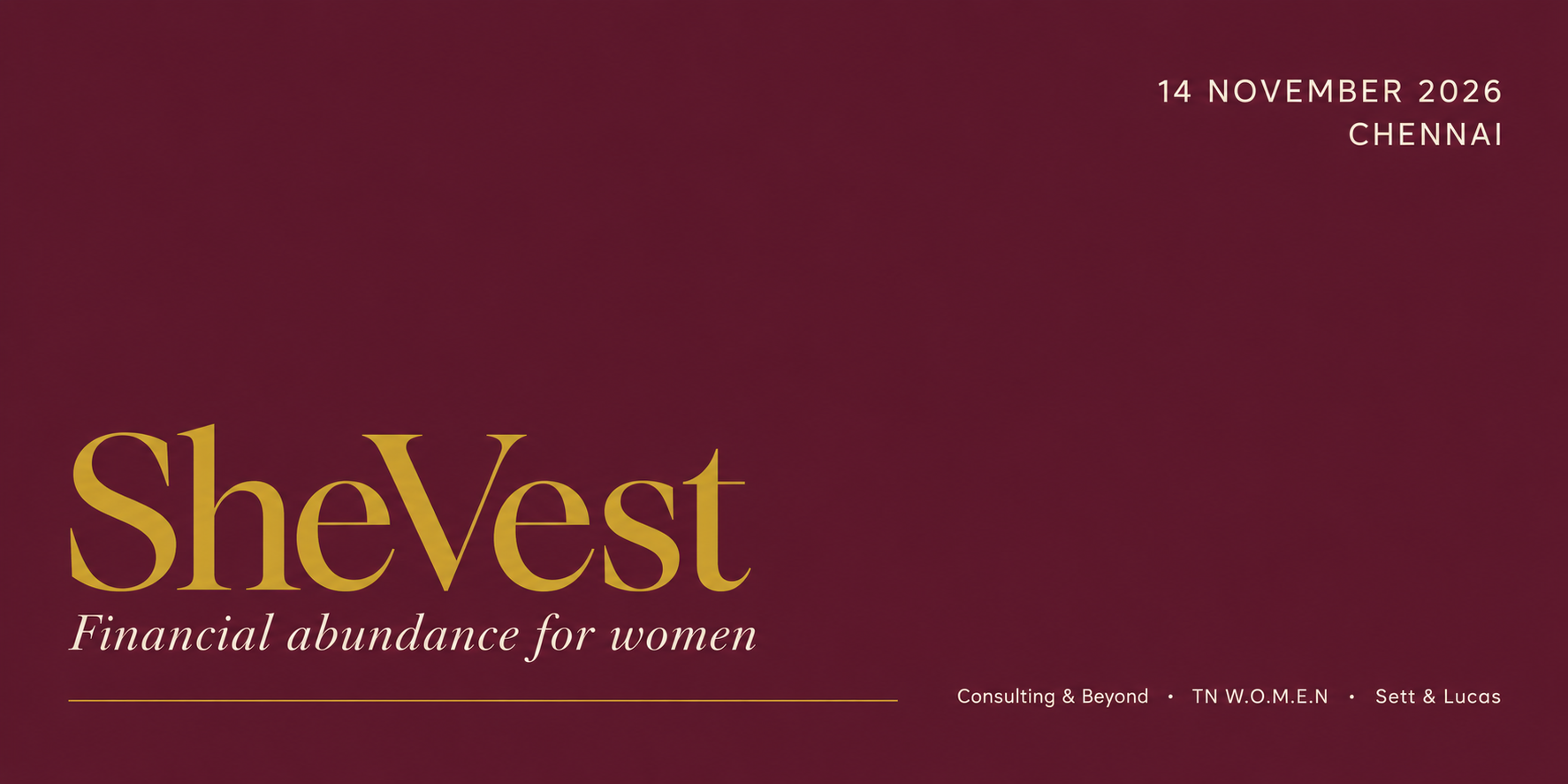 SheVest (Financial Abundance for Women) in Chennai